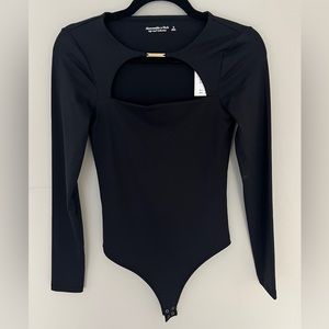 Abercrombie Long-Sleeve Hardware Cutout Bodysuit